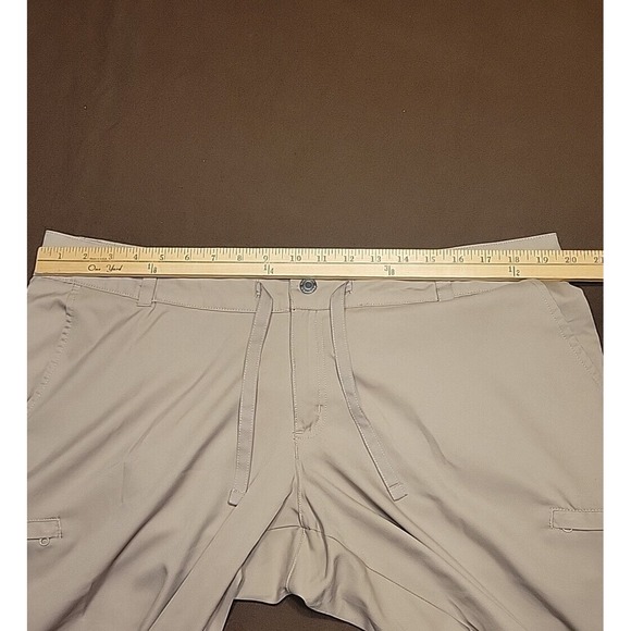 Magellan Capris Cargo Pockets‎ Womens XL Waist Tie Beige - Picture 6 of 10
